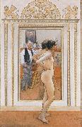 Carl Larsson In front of the Mirror oil painting picture wholesale